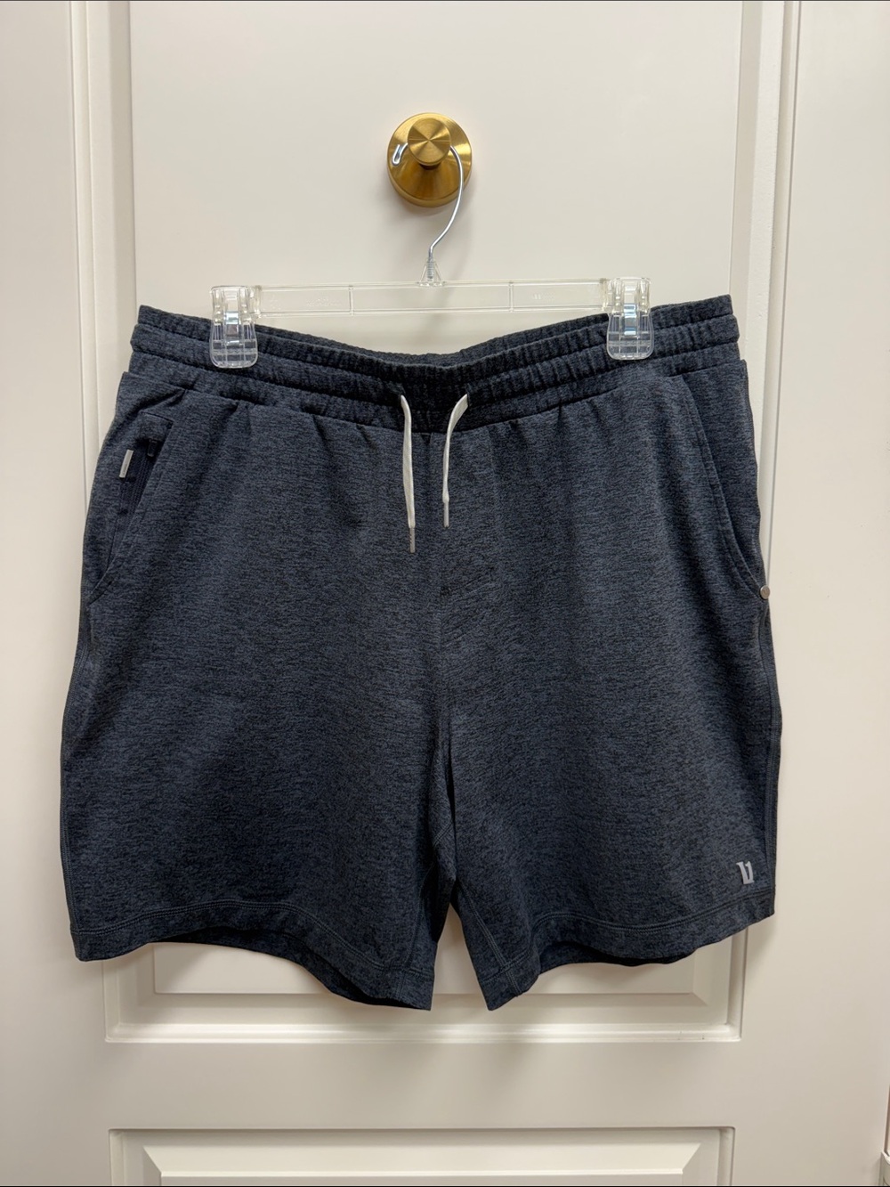 Vuori Men's Athletic Shorts Dark Charcoal